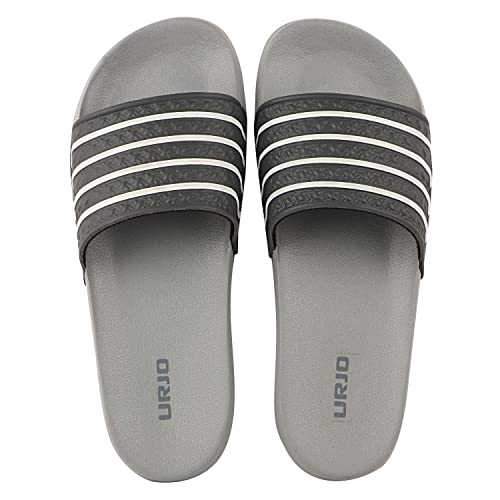 Image of URJO Kids's Sliders /Slippers Lightweight Super Flexible Arch Support Durable Anti Skid & Stylish Dailywear Sliders /Slippers for Boy's & Girl's