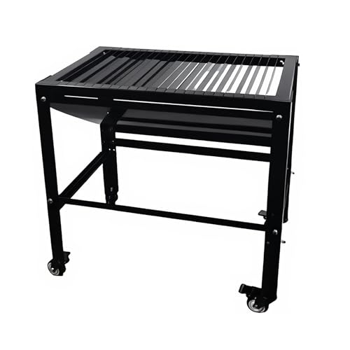 Metrixpio Plasma Cutting Table with Wheels Portable Spark-Proof Suitable for Plasma and Laser Cutting