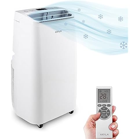 AKILA NANTAI - Aire acondicionado móvil - Wifi - 3500W - 12000 BTU - Diseño compacto - Gas R290 - Potente Cover