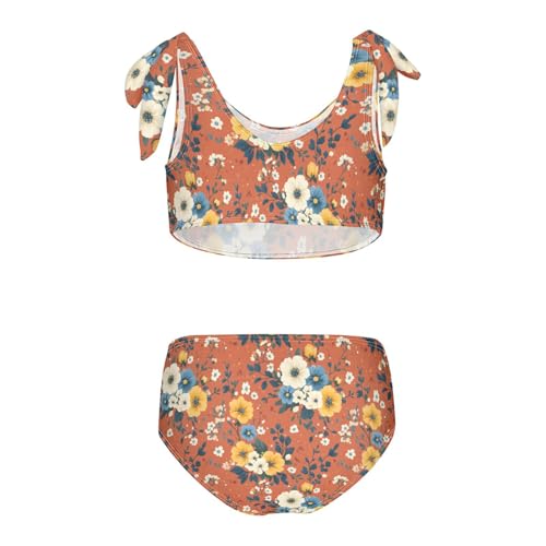 KLL Girls Bathing Suit Cute 2 Piecing Bathing Suits for Teens with Adjustable Strap2