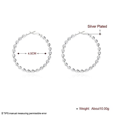 NYKKOLA - Orecchini a cerchio in argento Sterling