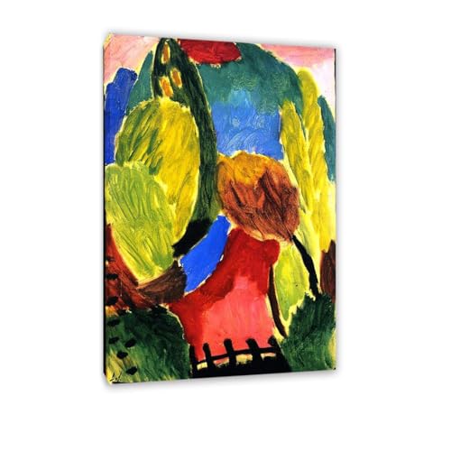 Tableau abstrait pour salon élégant reproduction Summer Ripeness grand format 80x125cm