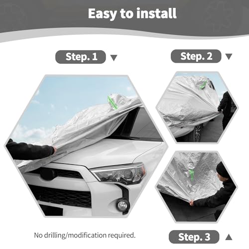 Image of RT-TCZ for 4Runner Car Cover with Zipper Compatible with Toyota 4Runner 2010-2023 Exterior Protector Accessories