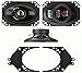 InstallBay Speakers 4X6 Inch Two-Way - 1Pair