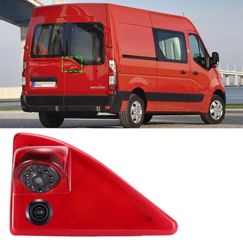 Caméra de recul super grand angle HD double caméra d'aide au stationnement pour Nissan NV400 X62 X62B / Opel Movano B X62 MKII MK2 MK3 MKIII/Renault Master...