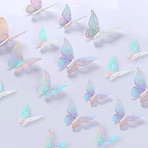 36pcs Glitter Butterfly Wall Stickers by Sliverdew Cover