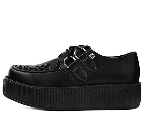 T.U.K. Shoes V9493 Unisex-Adult Creepers, Black TUKskin Viva Mondo Creeper4