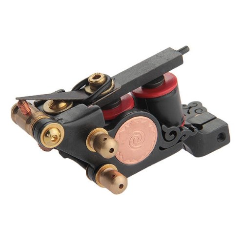 Pro Tattoo Machine Gun Shader Liner 10 Wrap Coils Alloy Body Art Supply