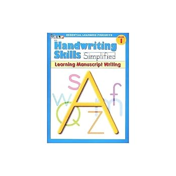 Paperback Handwriting Skills Simplified: Learning Manuscript Writing, Grade 1 Book