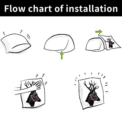 Jasmoder Black White Race Checkered Flag Throw Pillow Covers 18 X 18 Inch Set Of 2 Square Cushion Pillow Case Home Decor For Couch Sofa Bed Living Room #TOP7