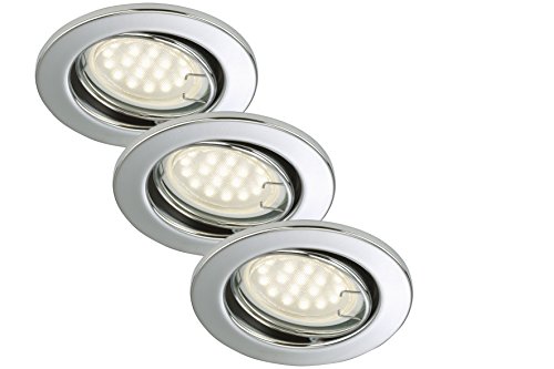 Preisvergleich Produktbild Briloner Leuchten LED Einbaustrahler, Einbauleuchte, Deckenspot, LED Einbauspot, Deckeneinbauleuchte, Deckeneinbaustrahler, Einbaulampe, Einbaustrahler Set, Einbaulampen Decke, Einbauleuchten, schwenkbar