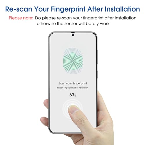 Image of amFilm OneTouch for Samsung Galaxy S24 6.2'' Privacy Screen Protector | Auto-Alignment, 30s Install, Bubble Free,Scratch & Drop Protection, Privacy Protection, Lens Protector, 2+2 Pack (S24-6.2'')