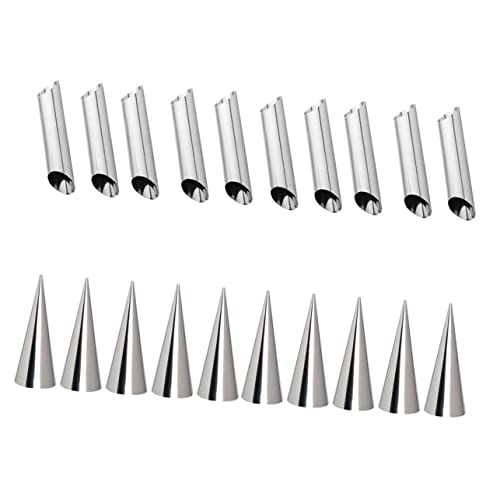 Molde para croissants de acero inoxidable 20 piezas miniatura 5