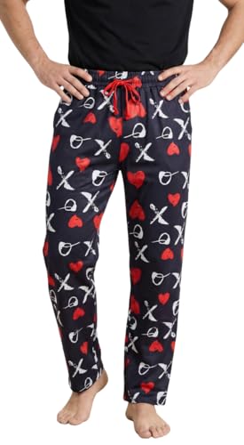 Unique Baby Valentine's Day XOX Mommy Daddy and Me Pajama Pants (Adult S)