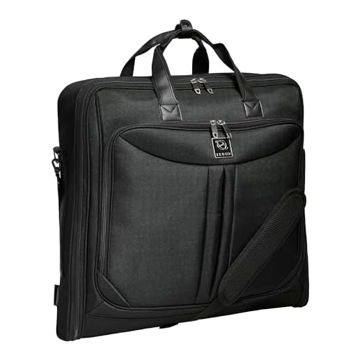 ZEGUR Premium Suit Garment Bag with Compartments