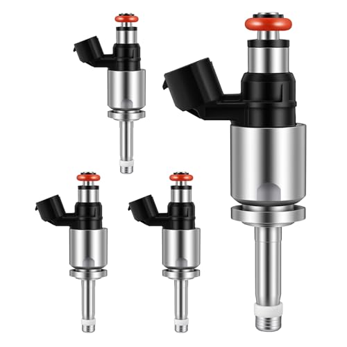 2014-2019 4Pcs Fuel Injectors Compatible for Mazda 3 2014-2018, for Mazda 6 & CX-5 2014-2019 CX-9 2016-2019, 2.5L L4 Replace PY0113250 FJ1288