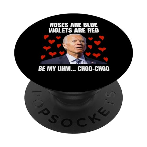 Funny Confused Anti Joe Biden Design - Valentine's Day PopSockets PopGrip Intercambiabile