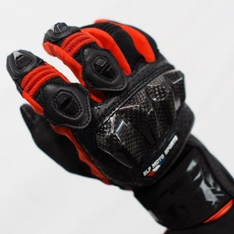 EG-S526 バイク用 グローブ 春夏モデル ソリドメッシュグローブ LLサイズ 【アーバ】 ブラック/レッド