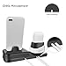 KEHANGDA 3 in 1 Charging Stand for iPhone AirPods Apple Watch Charger Dock Station Silicone,Support for Apple Watch Series 3/2/ 1/ AirPods/iPhone X/8/8 Plus/ 7/7 Plus /6s Black