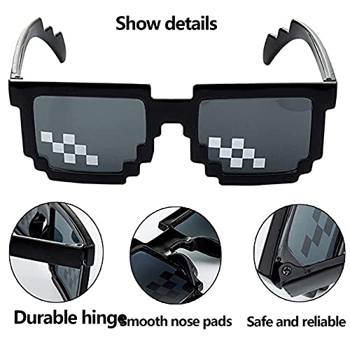 Carnavals Feest Halloween Bril Accessoire Voor Carnaval Zonnebril Voor Festival Feest 2 Paar PixelmozaïEkglazen, Kerst… - Image 7