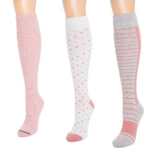 Image of MUK LUKS Women's Cotton Compression Knee-High Socks