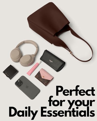 Hobo bags for Women - Slouchy Bags for Women - Soft Bucket Bags - Medium Shoulder Tote Purse Hanbag - Vegan PU Leather3