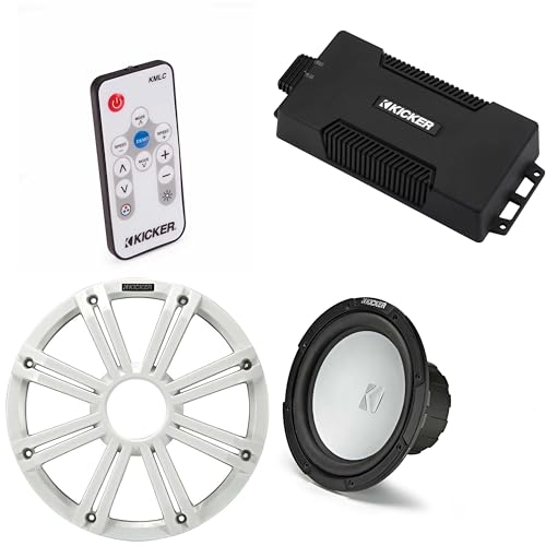 Kicker 48PXA6001 Weatherproof Powersport Mono Amp & 10