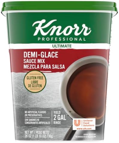 Knorr Professional Ultimate Demi-Glace Sauce Mix Tubs, 26 Oz, 4 Pack