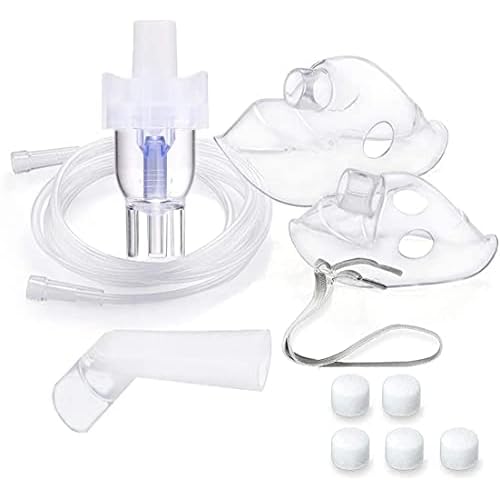 A&D Medical UN-014 - Paquete de accesorios para nebulizador, blanco