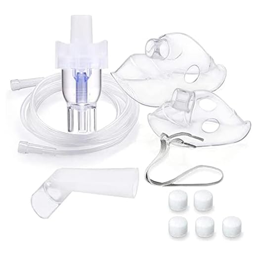 A&D Medical UN-014 - Paquete de accesorios para nebulizador, blanco