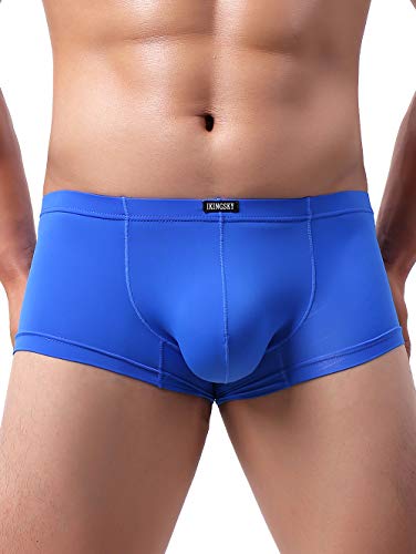 iKingsky Men's Bluge Boxer Briefs U-Hance Pouch Mens Stretch Underwear2