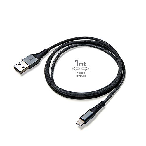 Celly USBLIGHTNYLBK Cavo con Connettore Lightning