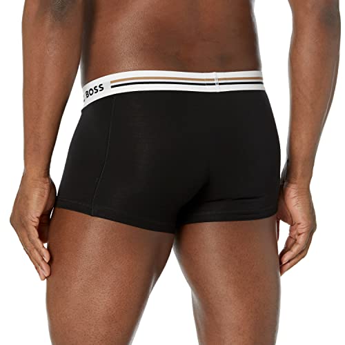 BOSS mens 3-pack Iconic Stripe Waistband Trunks3