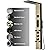 BWE Polished Gold LED Shower Tower Bathroom Shower Panel System with Rainfall Shower Head Rain Massage Stainless Steel Shower Fixtures with Temperature Display