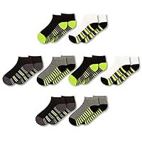 The Essentials Wardrobe Boys Ankle Socks Trainer Liners Socks 8 Pack Boys Socks Soft and Comfortable Novelty Children Socks Kids Socks