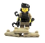 Custom US Spezialeinheit aus Lego® Teilen mit Custom Zubehör und Waffen
