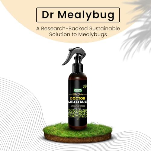 Image of IFFCO Urban Gardens - Doctor Mealybug 200 ml - A Ready-to-Use Mealy Bug & Fungus Repellent Spray - 100% Organic plant spray - Safe for all types of Indoor & Outdoor plants