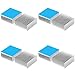 8PCS Aluminum Heat Sink 37 * 37 * 15mm Heatsink Cooler for CPU Mos Cooling IC Slug Electronic Components