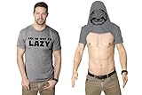 Ask Me Why Im Lazy T Shirt Funny Flip Sloth Cute Graphic Animal Tees Nerdy Cool Funny T Shirts Flip Apparel for Men Cool Animal Short Sleeve Novelty Tees Light Grey XL
