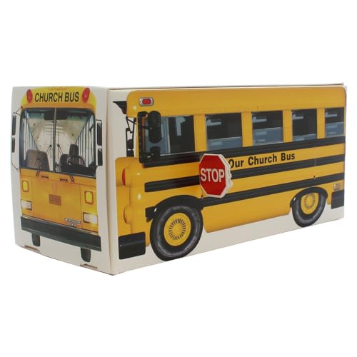 Cajas para donaciones bus iglesia caja de cartón (50 pzas) miniatura 2