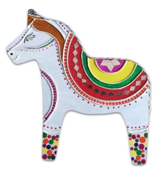 Horse Cutout (MDF) for Art and Craft. Size 30x30cm Pack of 1 Horse. Thickness 6mm.Good for Art Work.-image-8