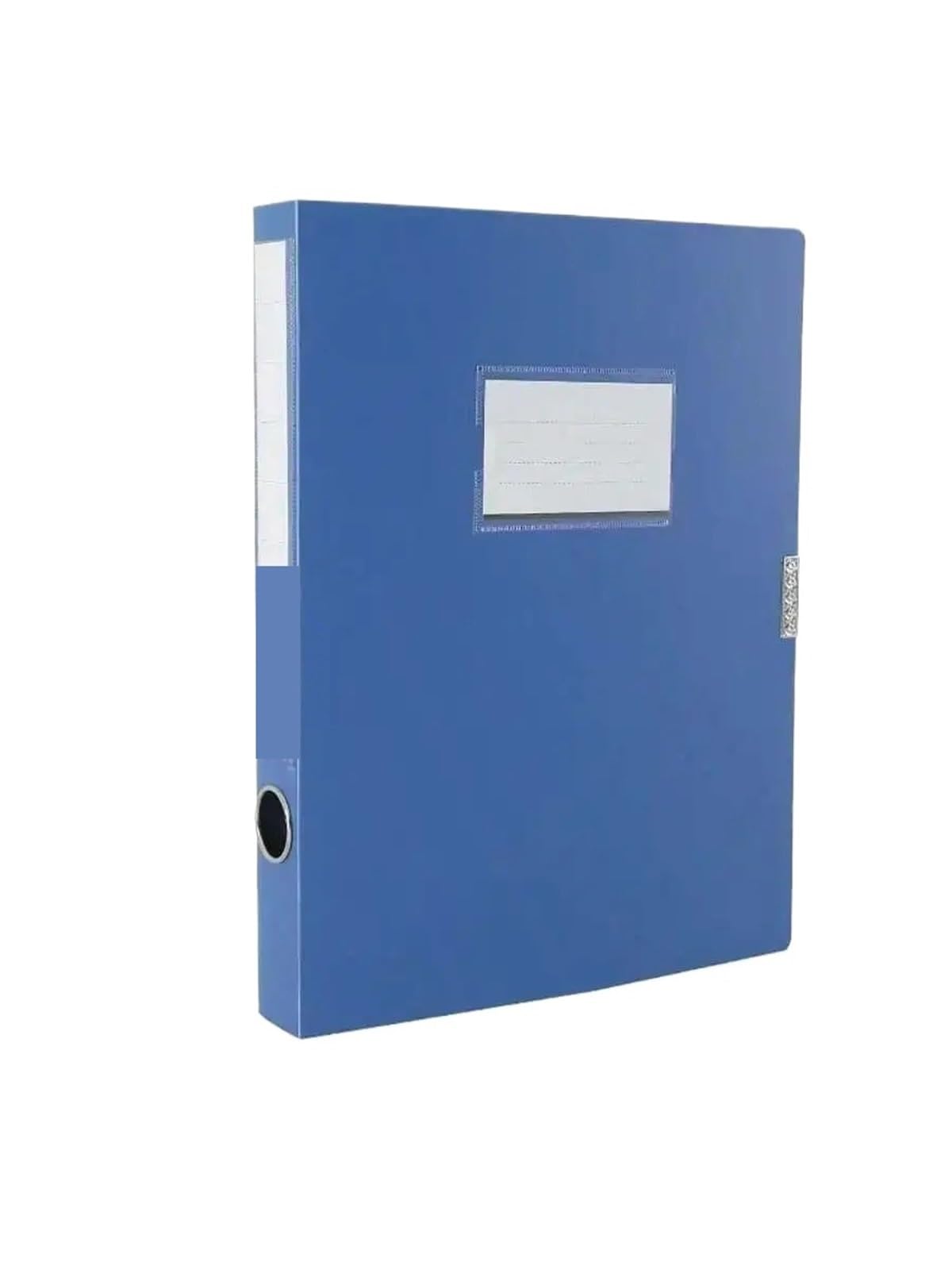Scatola di File Pieghevole da 2 Pezzi Documenti A4 archiviazione Dati PP Grande capacità Contratto Voucherolder Etichetta Casuale Dimensioni Multiple per Ufficio(A4-5.5cm)