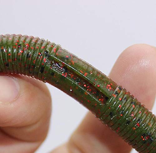 20 Esche Da Pesca Morbide Zaquia – 3 Pollici, Colore Naturale, Per Crappie, Persico E Acqua Dolce