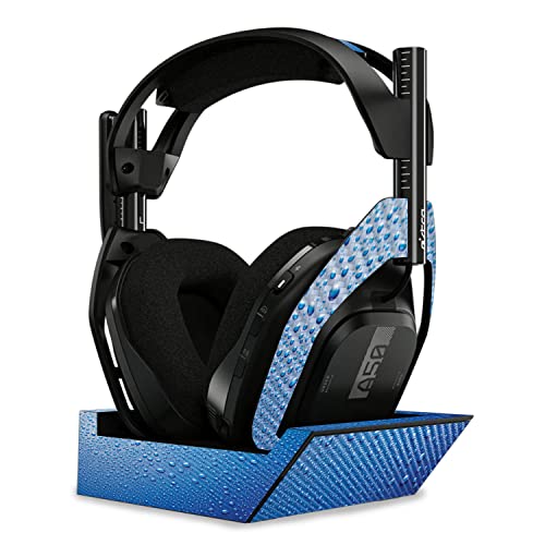 Image of MightySkins Carbon Fiber Skin Compatible with Astro A50 Wireless Headphones + Base Station (Gen 4) - Mist | Protective, Durable Textured Carbon Fiber Finish | Easy to Apply | Made in The USA