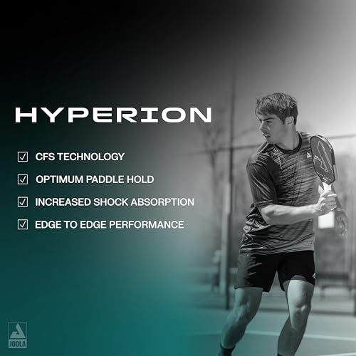 Image of JOOLA Ben Johns Hyperion CFS Pickleball Paddle - Carbon Surface with High Grit & Spin, Elongated Handle, USAPA Approved Ben Johns Paddle