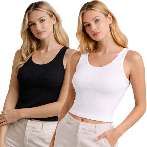 Image of London Hills Tops for Woman | Tshirt for Woman | t Shirt for Womans | Crop top for Woman's | Women tees | Stretchable Women Tops | Sleeveless Ribbed top's for Women's Western 'Women t Shirt