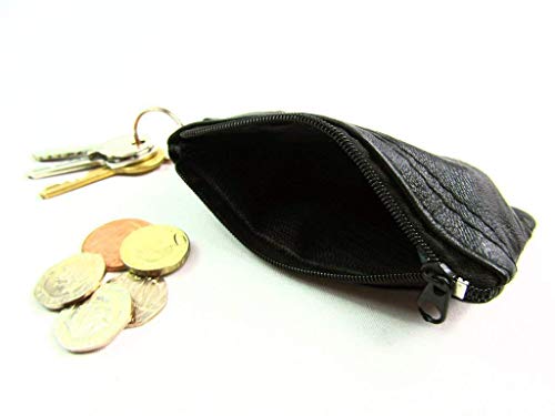 The Leather Emporium Men's Coin Pouch Keycase Card Holder Purse Wallet4