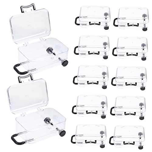 YOSADIER ミニスーツケース ボックス 12個入り 旅行テーマデコレーション お菓子収納用 結婚式やパーティーになキャンディボックス