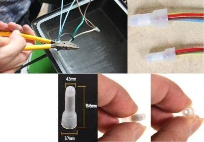 Image of CSI INTERNATIONAL CE2 Closed End Crimp Terminal Cap - 1000 Pcs Wire End Connectors | Transparent Nylon Insulated Wire Cap | Crimp Connector for Cable Wiring, Electrical Connection, DIY Projects