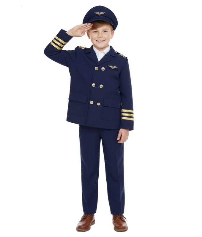 Image of FancyDressWale Community Helper & Career Role Play Costume for Fancy Dress Pilot, Navy, Army, astronaunt, Police Costumes